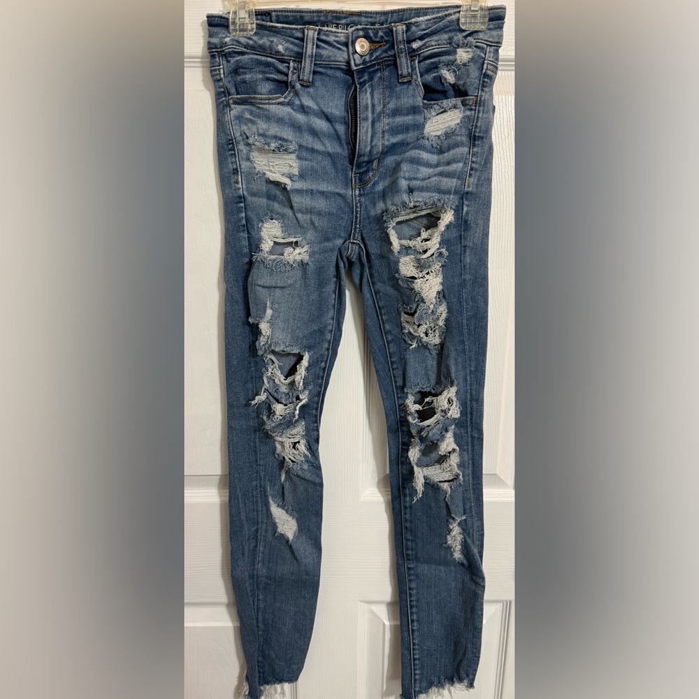 American Eagle Outfitters Light Blue Denim Jeans